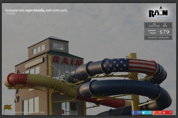 rainwaterpark.com site used Rain