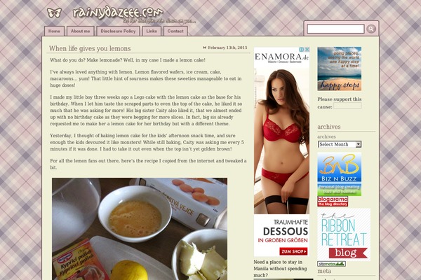 rainydazeee.com site used Bonitatheme
