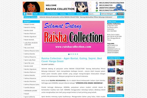 raishacollection.com site used Wptoko