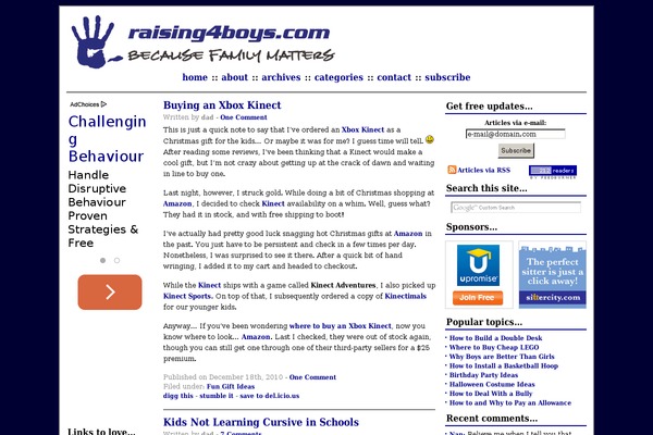 raising4boys.com site used R4b_v4