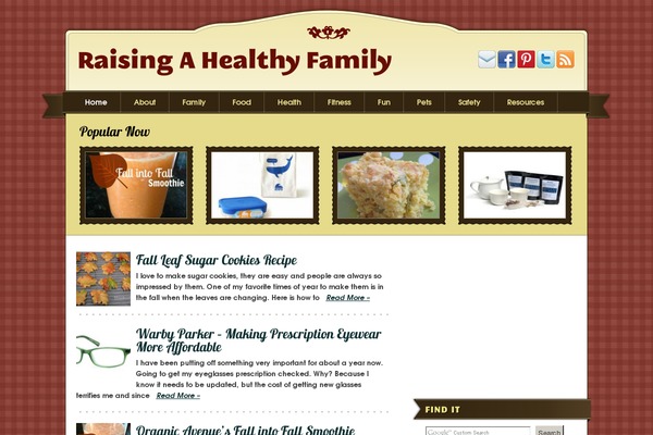 Yummy theme site design template sample