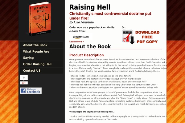 raisinghellbook.com site used Raisinghellbook