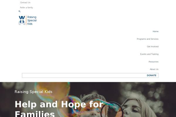raisingspecialkids.org site used Raising-special-kids-astra-2020