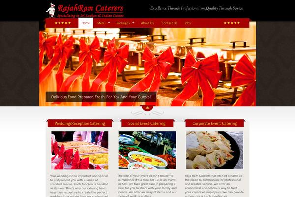 The Restaurant theme site design template sample