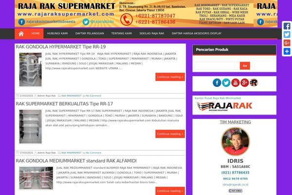 rajaraksupermarket.com site used Tokoo