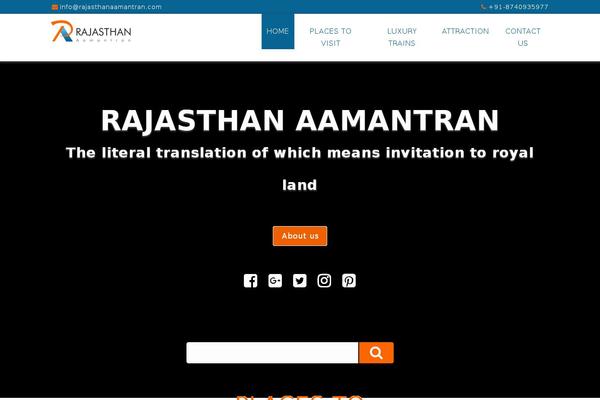 rajasthanaamantran.com site used Rajasthanaamantran