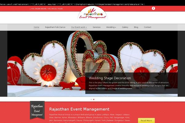 rajasthaneventmanagement.com site used Rajasthaneventmanagement