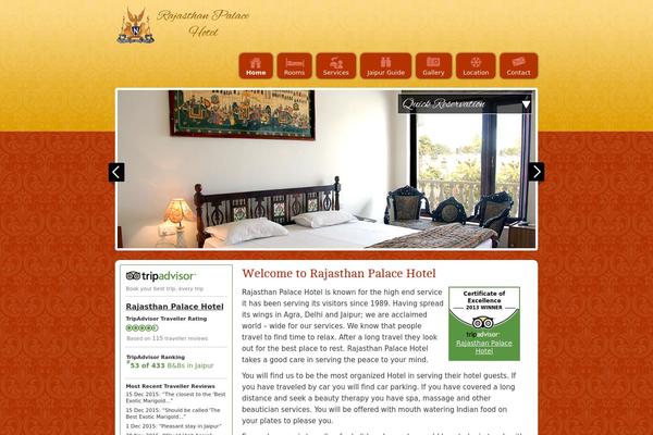 rajasthanpalacehotel.com site used Rph