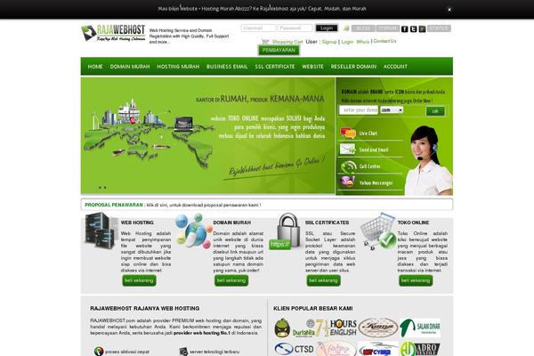 rajawebhost.com site used Hostingmurah