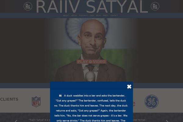 rajivsatyal.com site used Rajivsatyal