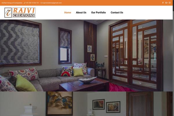 rajvicreations.com site used Rajvicreations