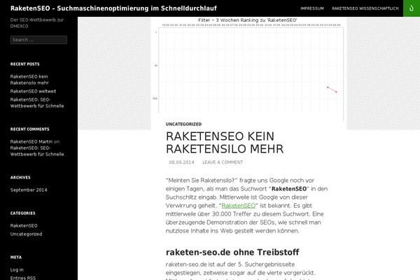 WordPress website example screenshot
