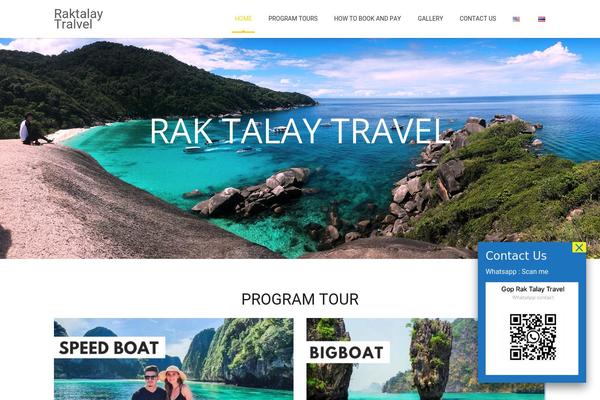 Travelwp theme site design template sample