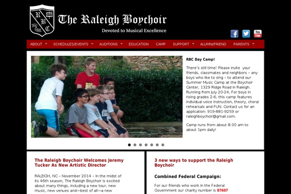 raleighboychoir.org site used Rbc-theme