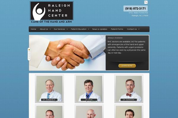 raleighhand.com site used Raleigh-hand-theme