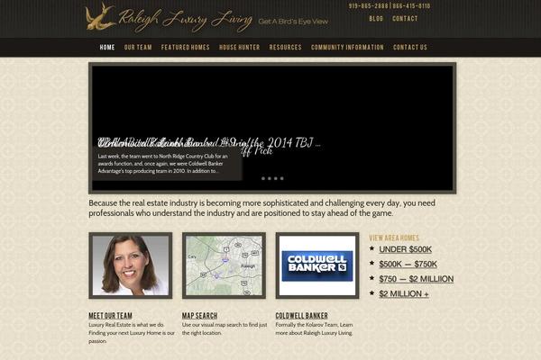 WordPress website example screenshot
