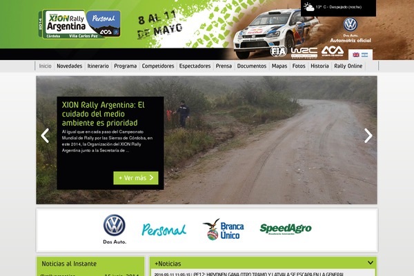 rallyargentina.com site used Rallyargentina