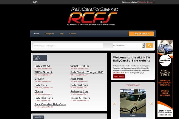 rallycarsforsale.net site used Rcfs-classipress