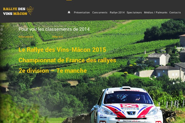 rallyedesvinsmacon.com site used Rally-des-vins