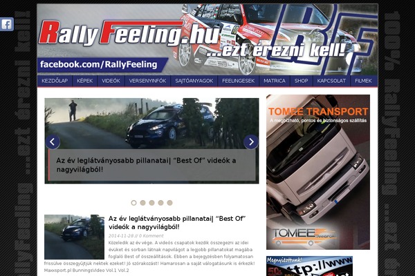 rallyfeeling.hu site used Mh_magazine_lite_v1.4.0