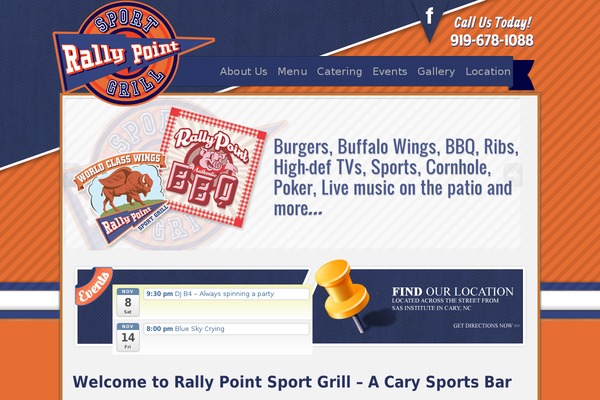 rallypointsportgrill.com site used Rally-point