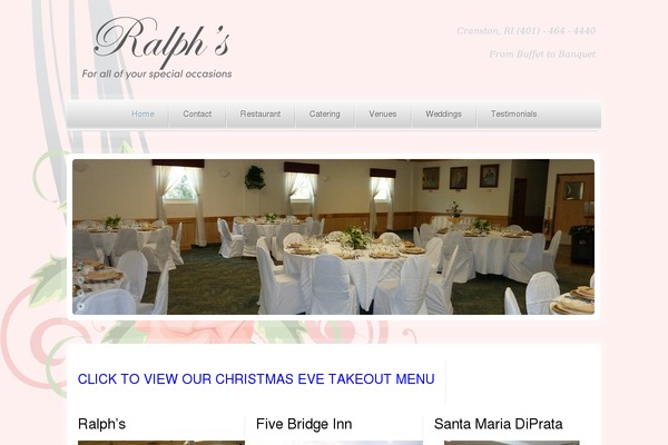 ralphscatering.com site used Rt Theme 14
