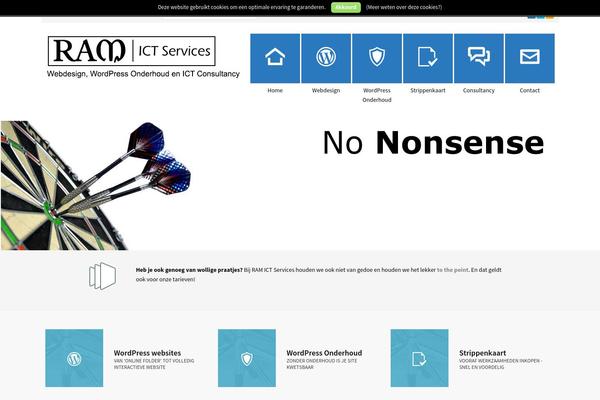 WordPress website example screenshot