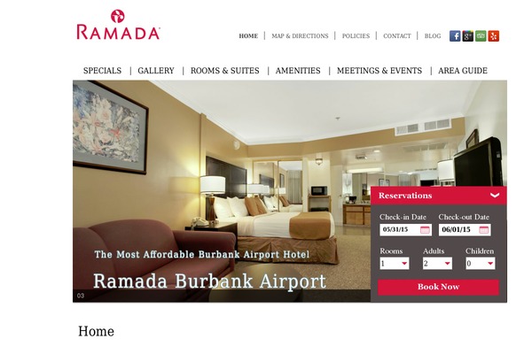 ramadaburbank.com site used Ramadaburbank