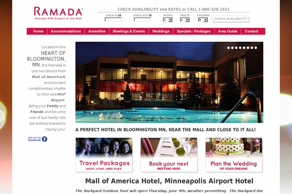 Ramada theme site design template sample