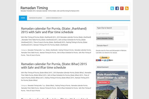 Iconic One theme site design template sample