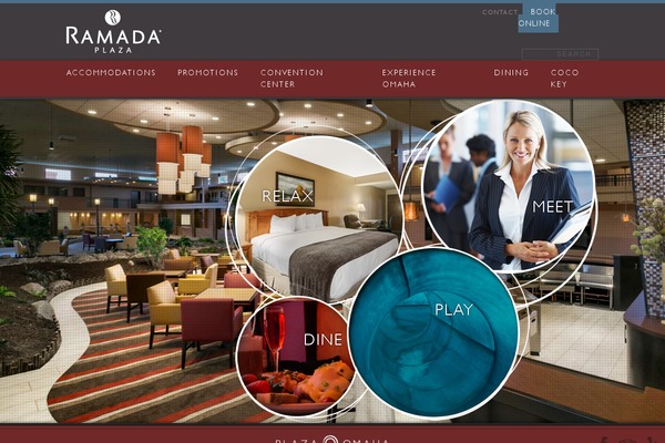 ramadaplazaomaha.com site used Ramada