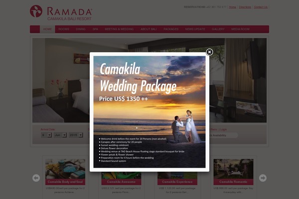 Ramada theme site design template sample