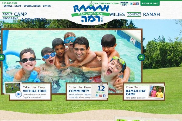 ramahdaycamp.org site used Camp-ramah