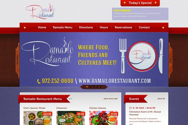 ramailorestaurant.com site used Ramailo