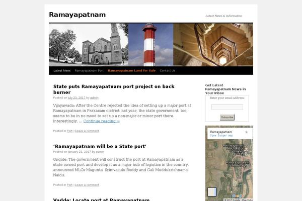 ramayapatnam.com site used Blog-vlog