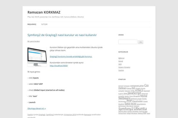 WordPress website example screenshot