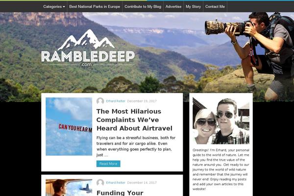 rambledeep.com site used Mts_myblog-child