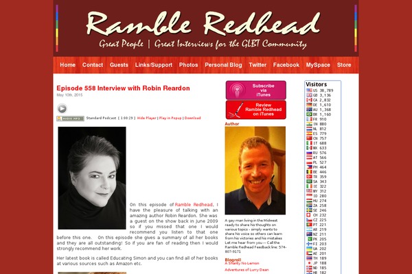 rambleredhead.com site used Ramble