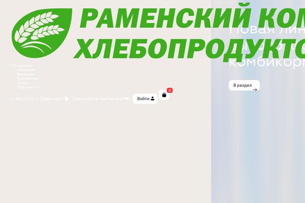 ramkhp.ru site used Ramenskoe_website