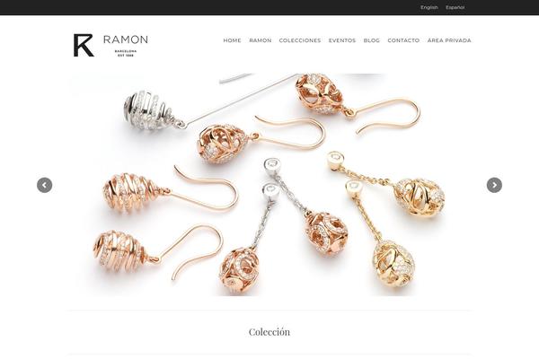 ramon.es site used Jewelrica-wp