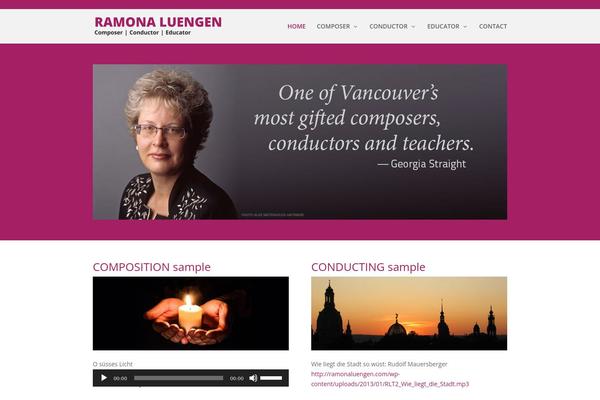 WordPress website example screenshot