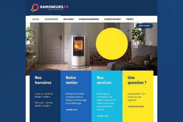 ramoneurs.fr site used Cleanora