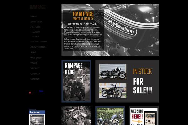 rampagemotorcycles.com site used Rampage