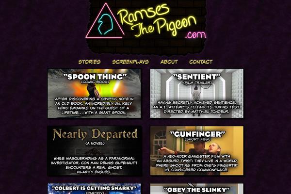 ramsesthepigeon.com site used Dark Wood