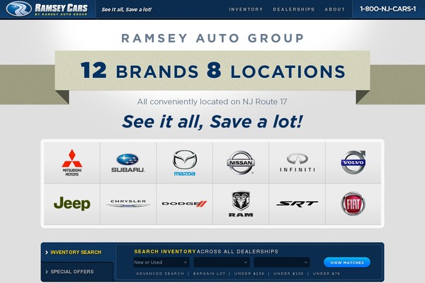 ramseycars.com site used Ramsey-cars