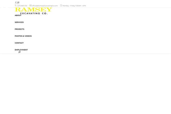 The7 theme site design template sample