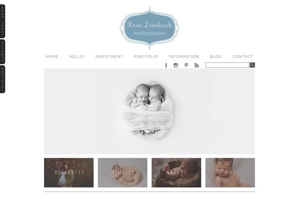 Prophoto4 theme site design template sample