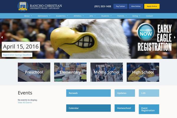 ranchochristian.org site used Rancho-christian-v1.4