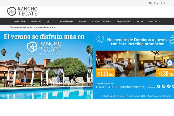 ranchotecate.mx site used Ranchotecate