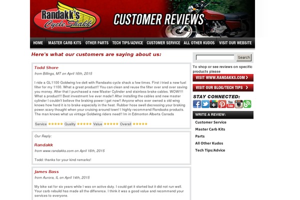 randakksreviews.com site used Reviewclassicblue